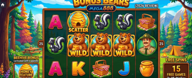 Bonus Bears Mega888 Review
